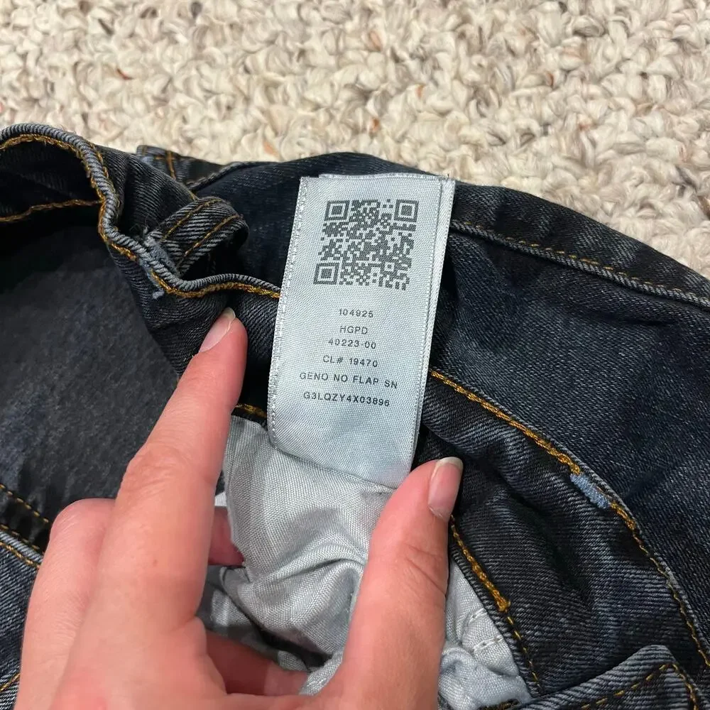 True Religion Geno Relaxed Slim Jeans 31 Dark Wash Normcore Casual Y2K Denim